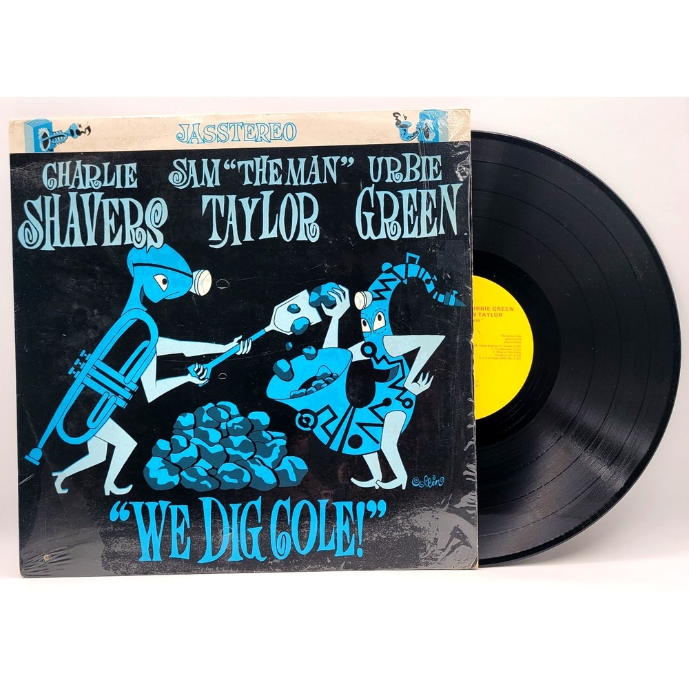 CHARLIE SHAVERS SAM TAYLOR URBIE GREEN - WE DIG COLE -‎ JAZZ LP RECORD IN SHRINK